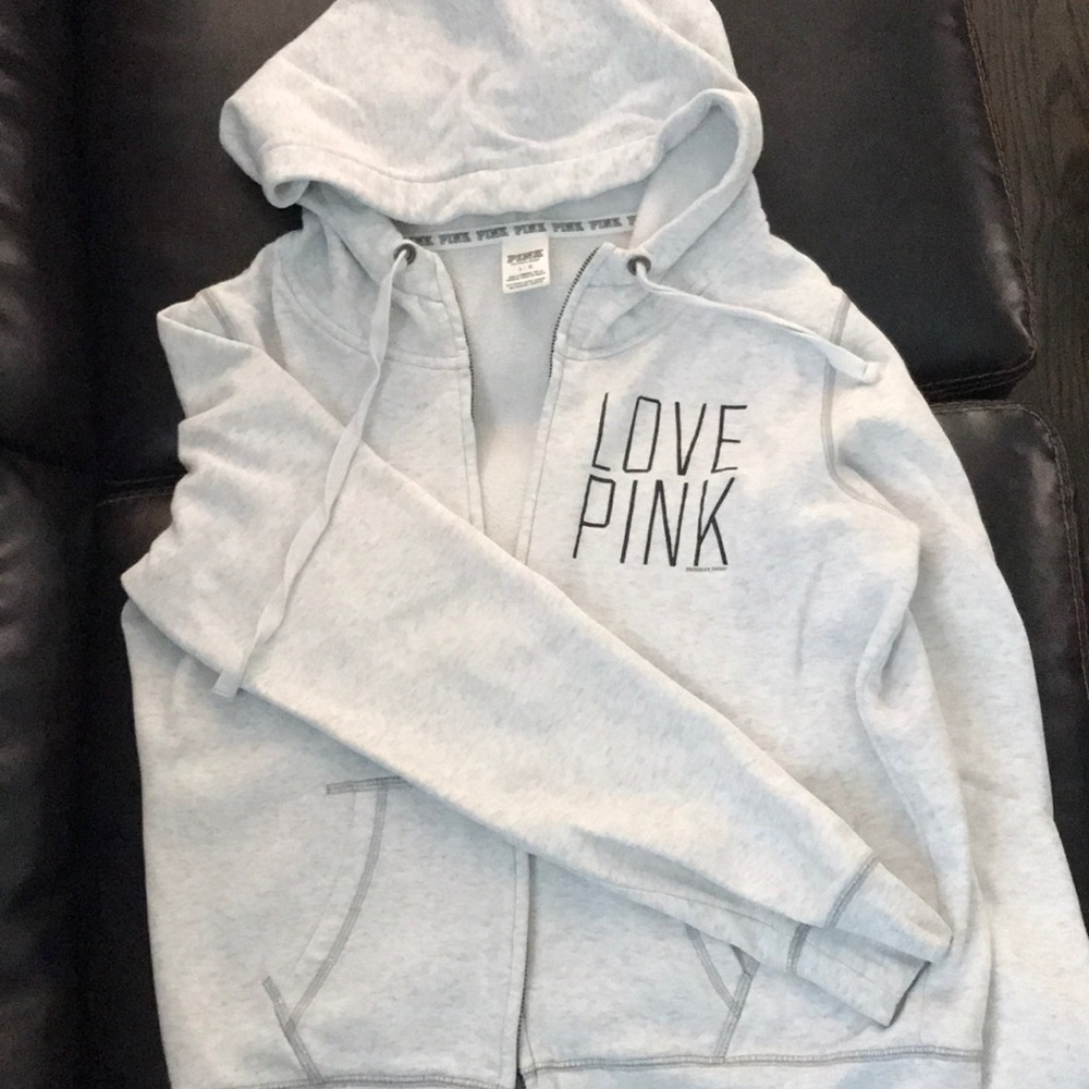 Pink Zip Up Hoodie